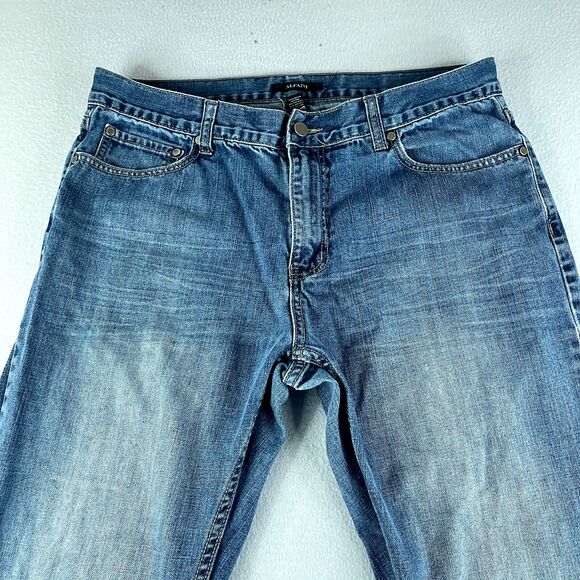 Alfani Mens Jeans Blue Tag Size 36x32 Bootcut Medium Wash Denim - Picture 5 of 10